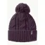Jack Wolfskin Pompom Beanie In Midnight Plum