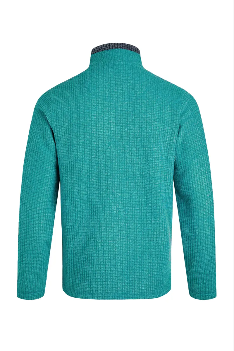 Weirdfish Newark Fleece Mens in Viridis-6