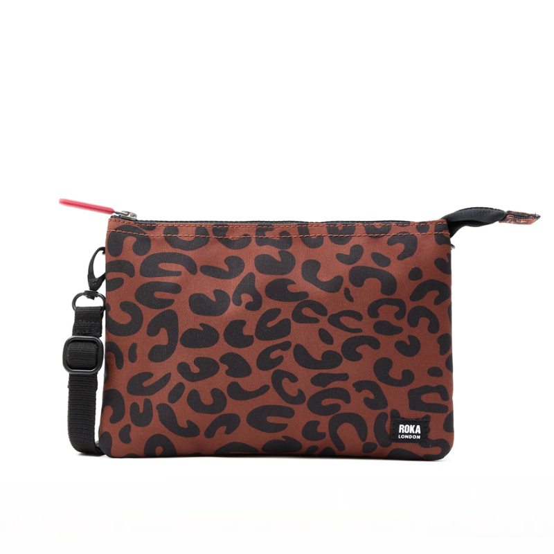 Roka Carnaby XL Crossbody in Scarlet Leopard