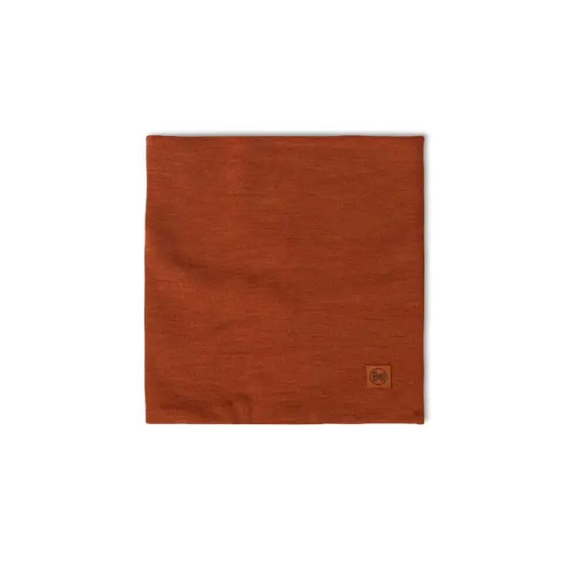 Buff Merino Heavyweight Neck Tube in Cinnamon-1