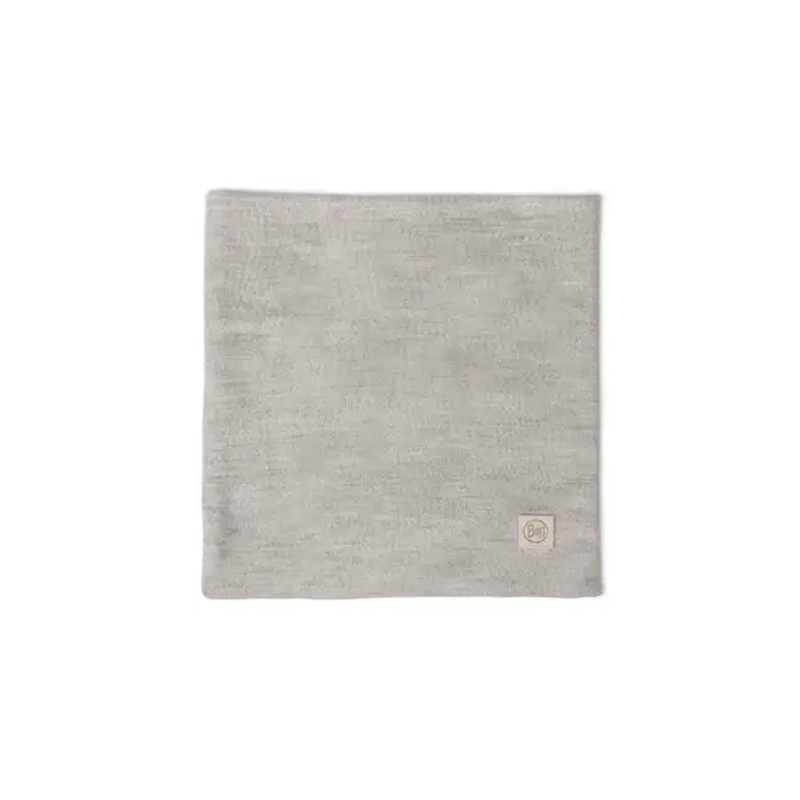 Buff Heavyweight Merino Neck Tube in Solid Cloud-1