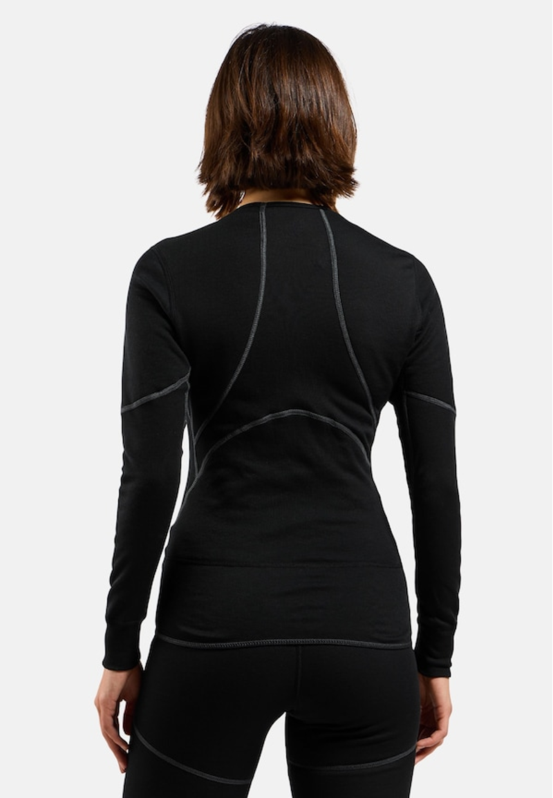 Odlo Active X-warm Themal Top Womens in Black-4