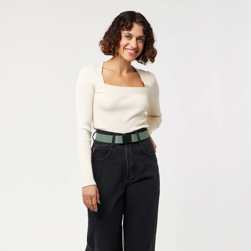 Arcade Carry Stretch Belt in Mint-5