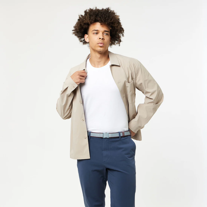 Arcade Carto Slim Stretch Belt in Cloud/Burgundy-4