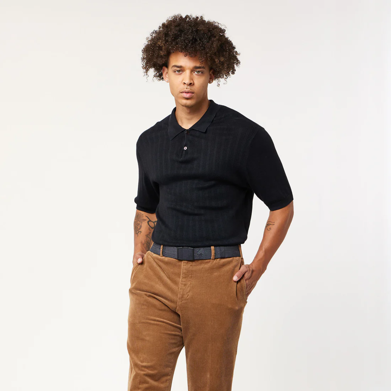 Arcade Skyline Stretch Belt in Charcoal-4