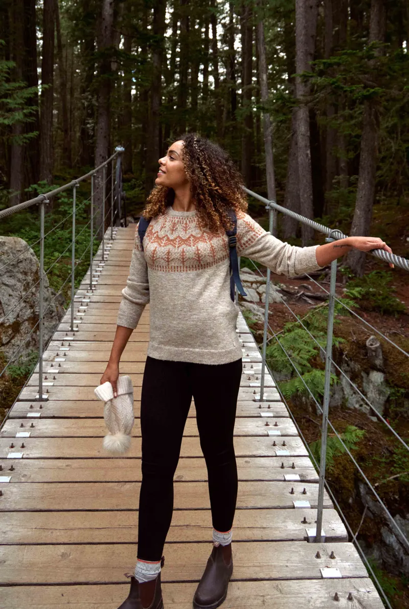 Weirdfish Lilliane High Waisted Leggings Womens in Black-2