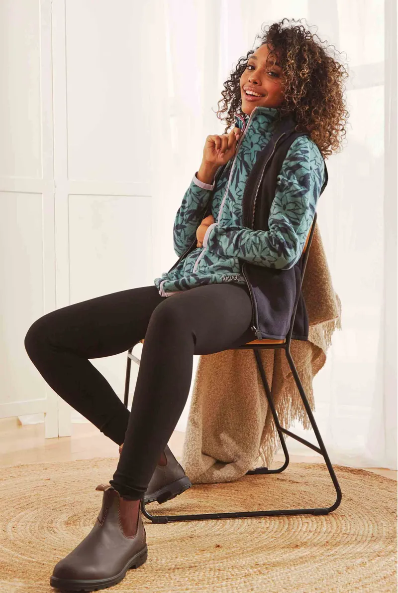 Weirdfish Lilliane High Waisted Leggings Womens in Black-1