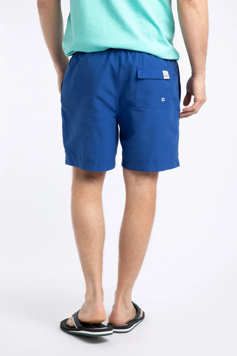 Weirdfish Banning Swim Short Mens in Mazarine Blue-2