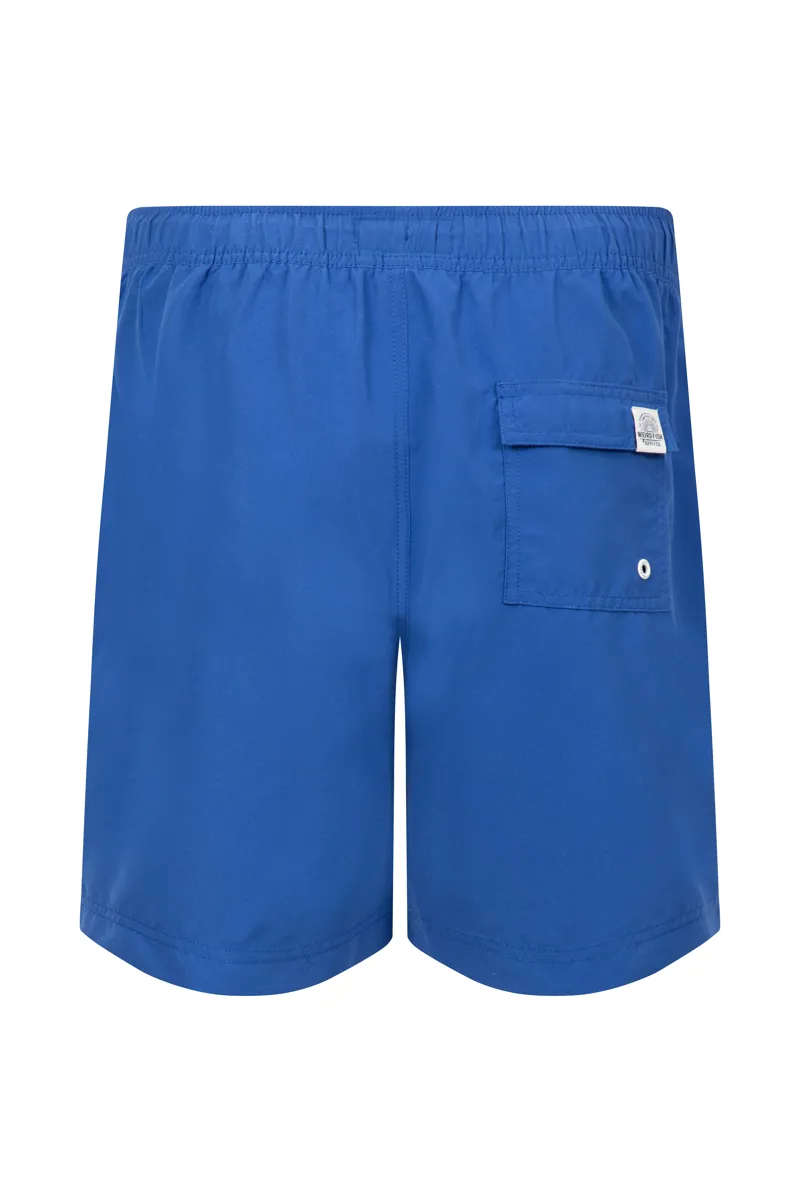 Weirdfish Banning Swim Short Mens in Mazarine Blue-4