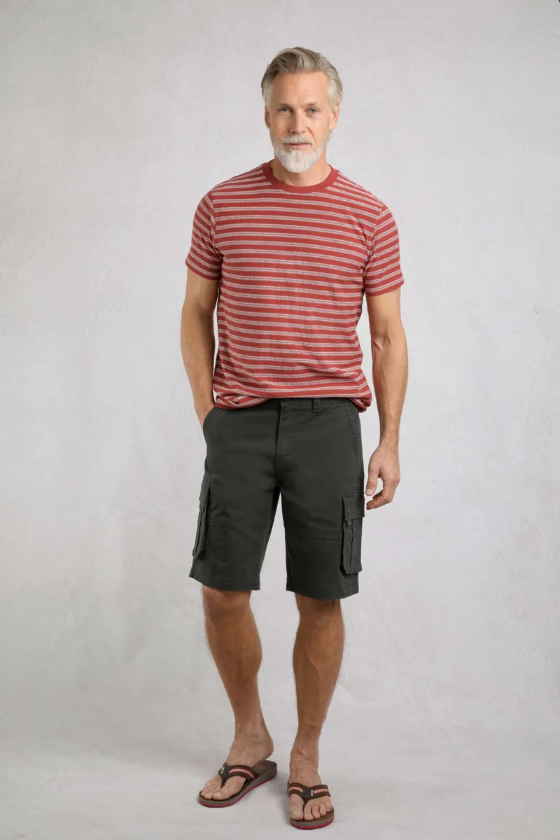 Weirdfish Rigney Shorts Mens in Washed Black