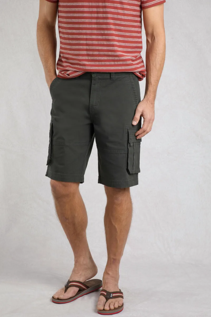 Weirdfish Rigney Shorts Mens in Washed Black-3