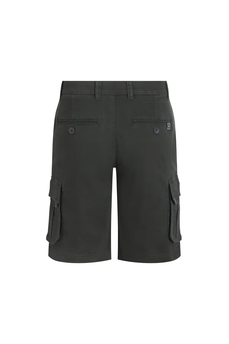 Weirdfish Rigney Shorts Mens in Washed Black-5