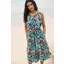 Weirdfish Nalani Jumpsuit Womens in Aqua Blue