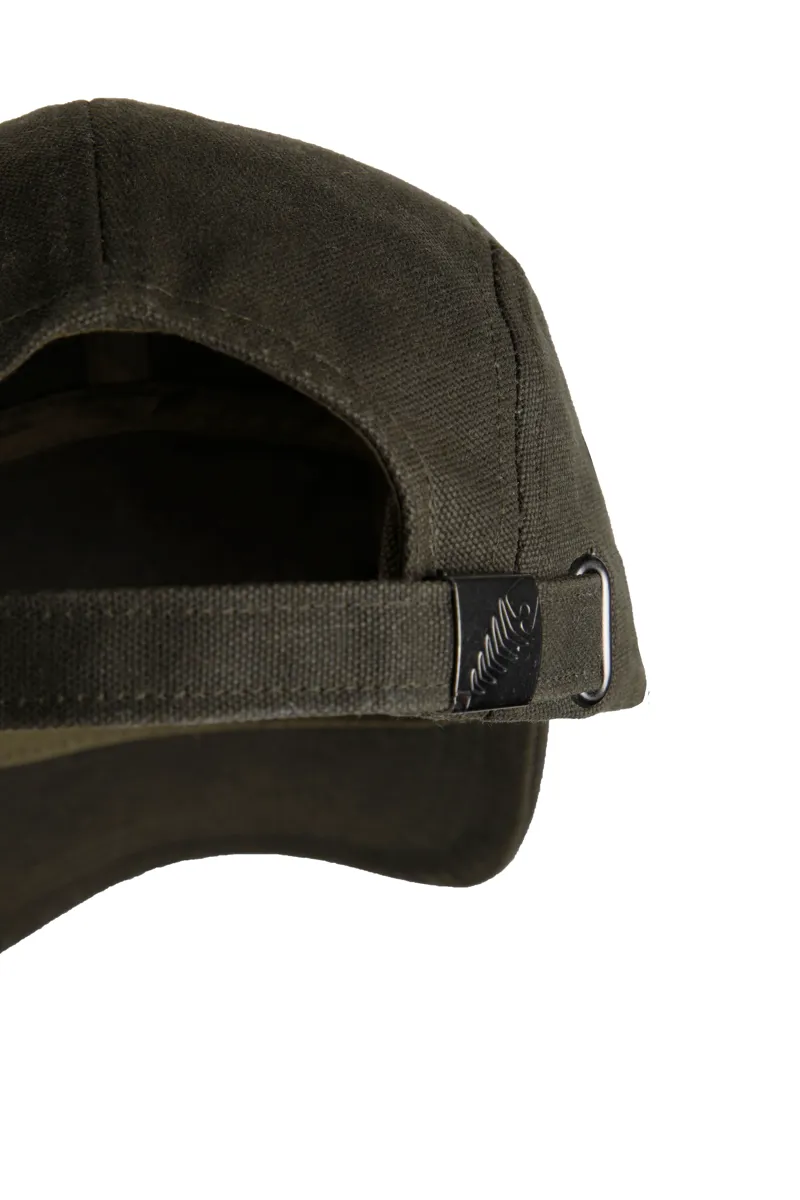 Weirdfish Bowers Waxed Cap in Fir Green-3