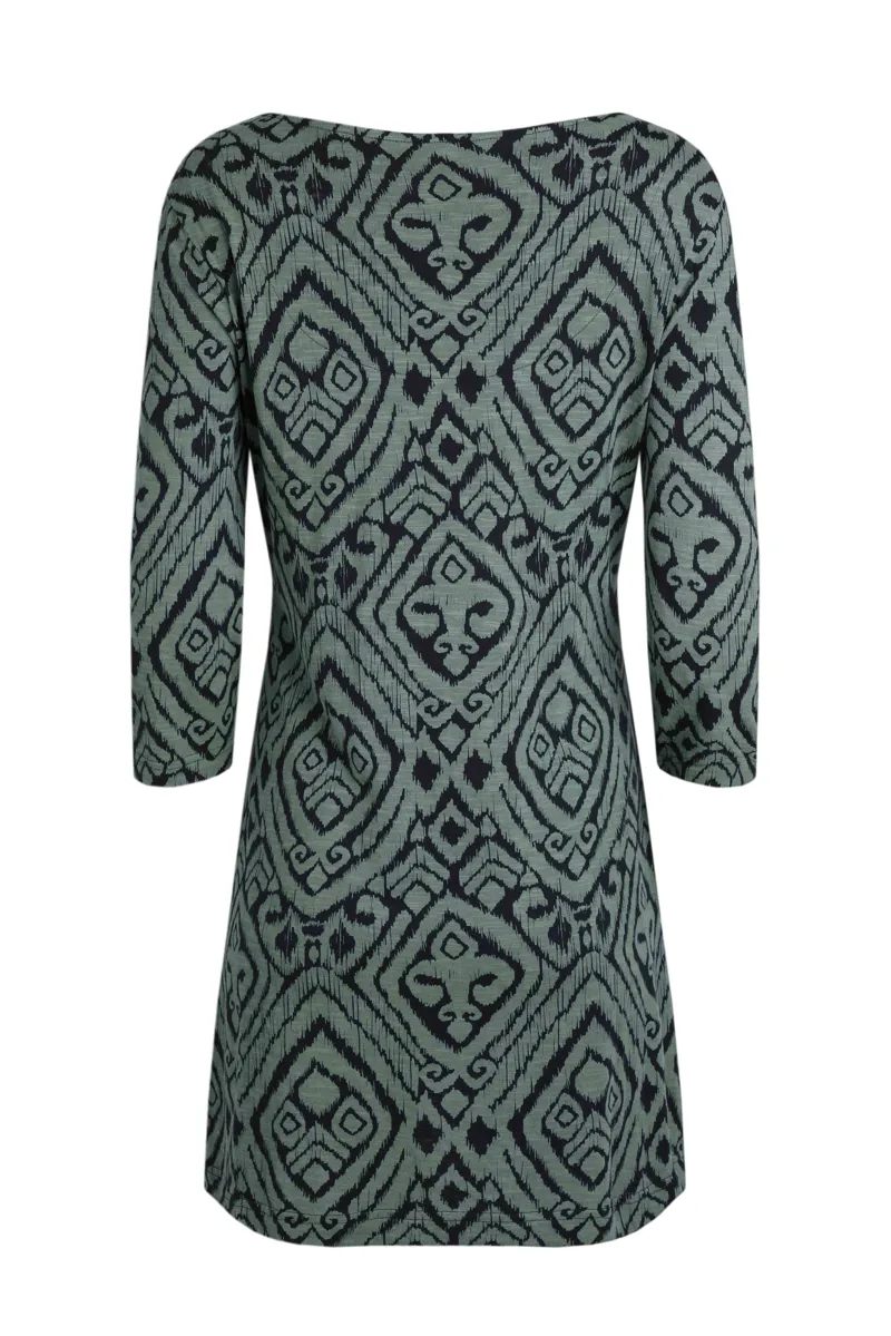 Weirdfish Arielle Tunic in Army Green-1