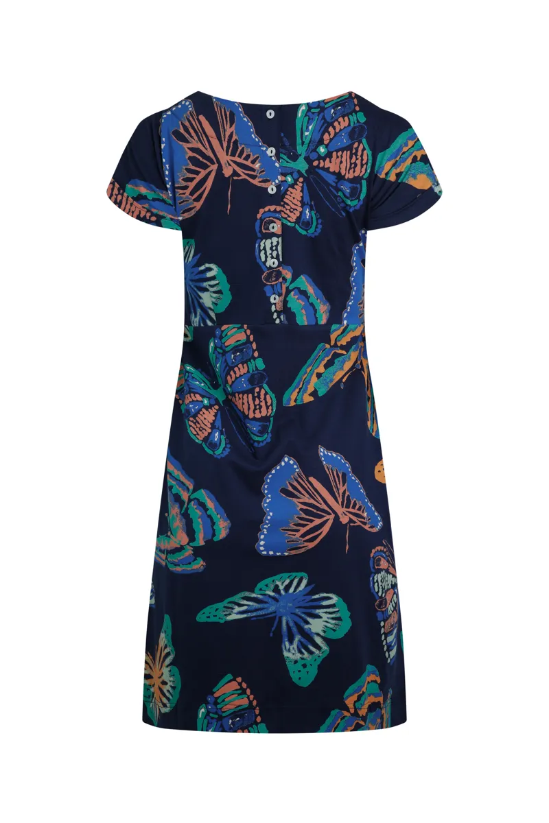 Weirdfish Tallahassee Dress Womens in Dark Blue-5