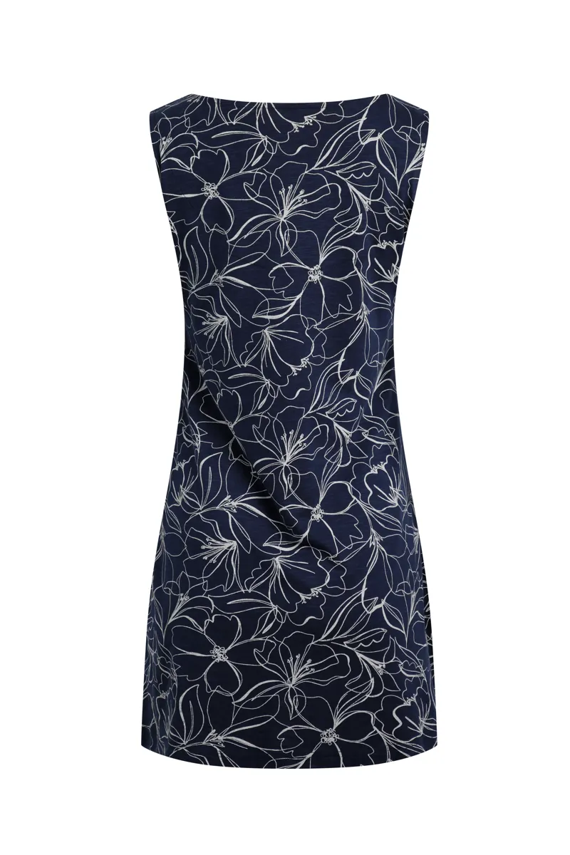 Wierdfish Indus Tunic Womens in Dark Navy-5