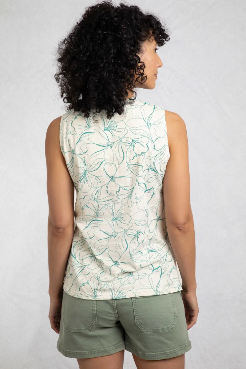 Weirdfish Nonno Top Womens in Viridis-3
