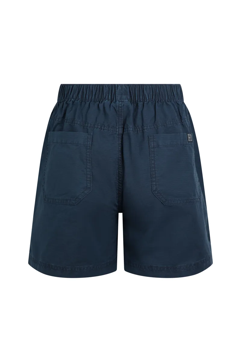 Weirdfish Deeley Shorts Womens in Navy-6