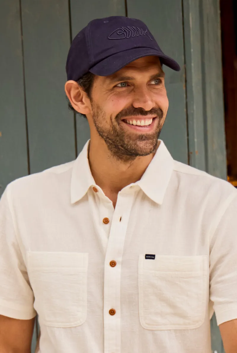 Wierdfish Bude Cap in Navy