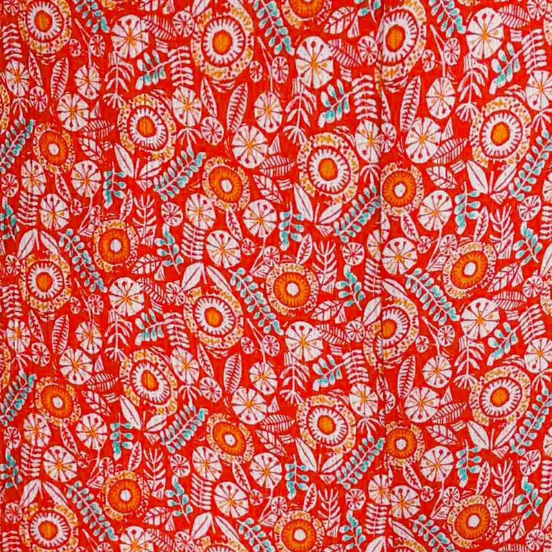 Weirdfish Sarita Trousers Womens in Tango Red-7