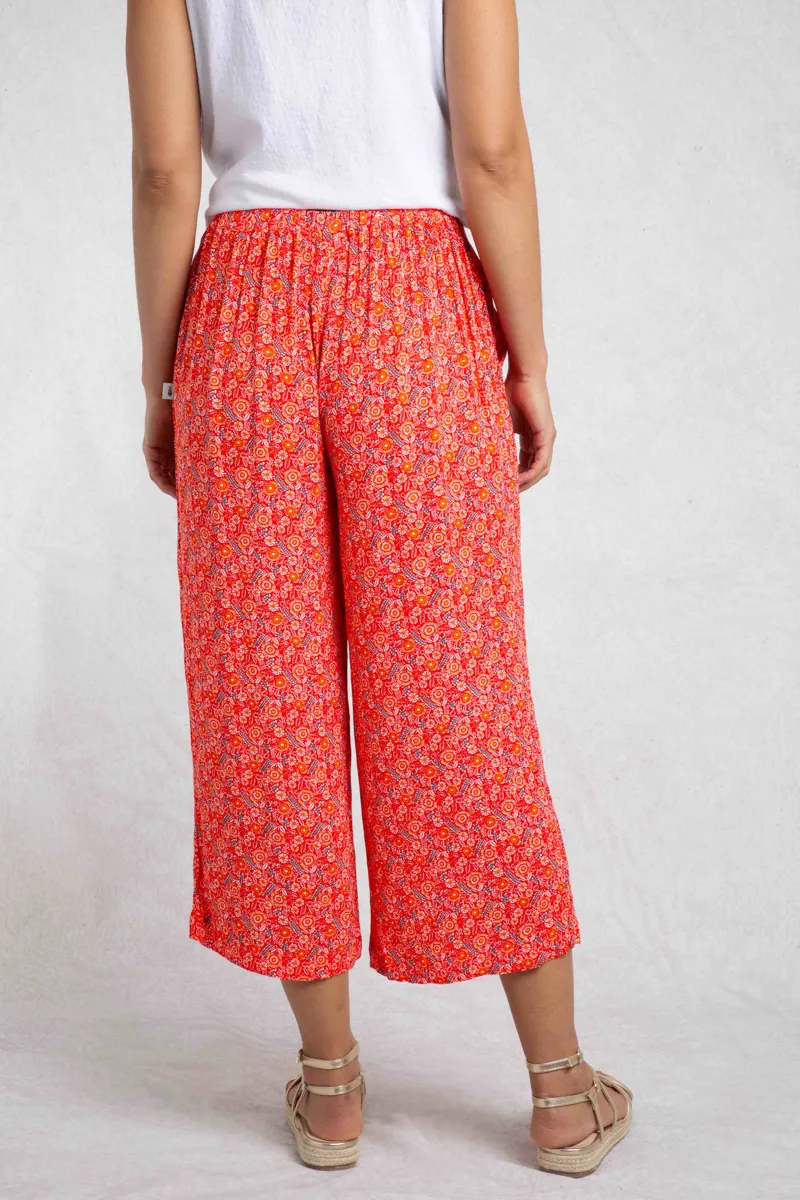 Weirdfish Sarita Trousers Womens in Tango Red-3