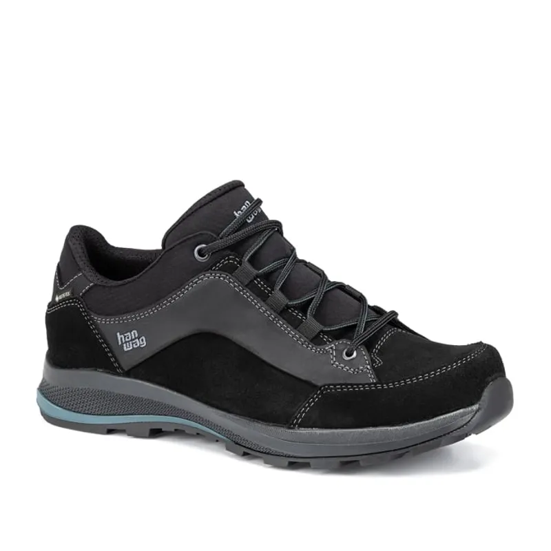 Hanwag Banks Low Bunion GTX Shoe Mens in Black/Dusk