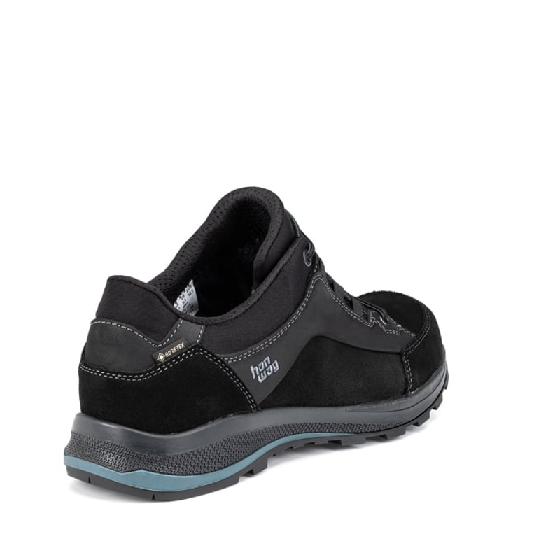 Hanwag Banks Low Bunion GTX Shoe Mens in Black/Dusk-4