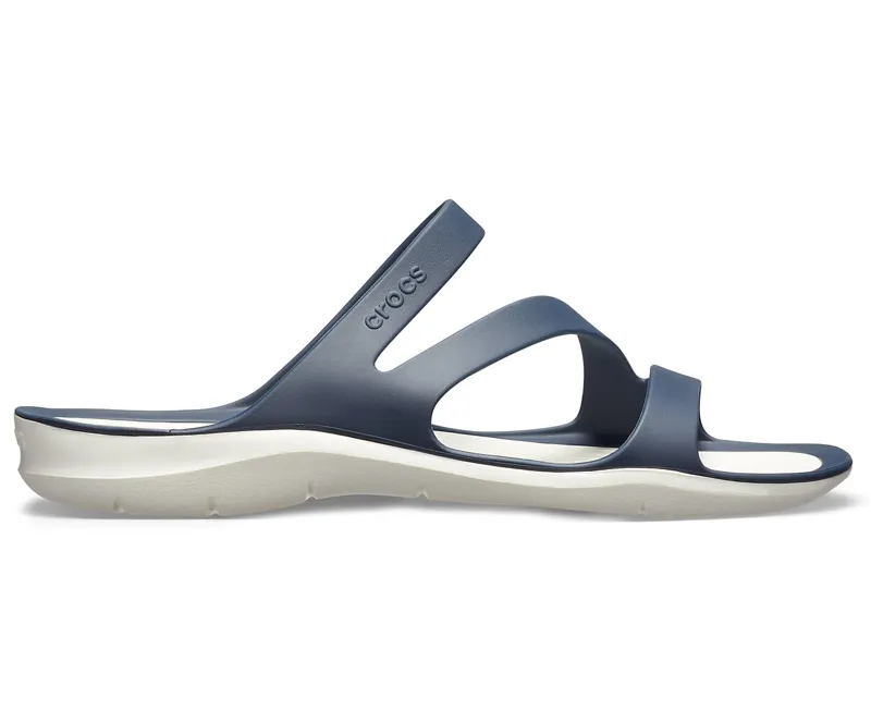 Crocs Swiftwater Sandal Womens in Navy and White-1
