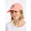 Weirdfish Tabby Embroidered Twill Cap in Flamingo