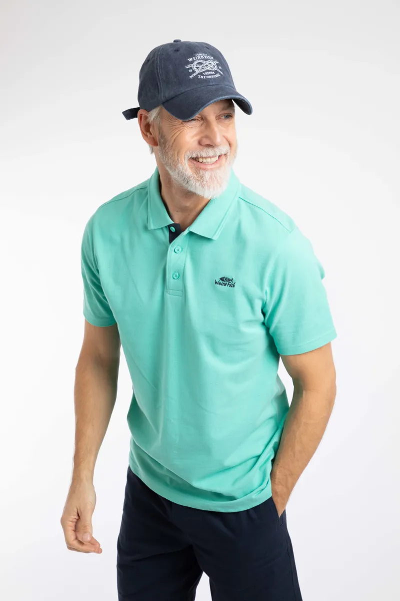 Weirdfish Nautical Knot Twill Cap in Navy-4