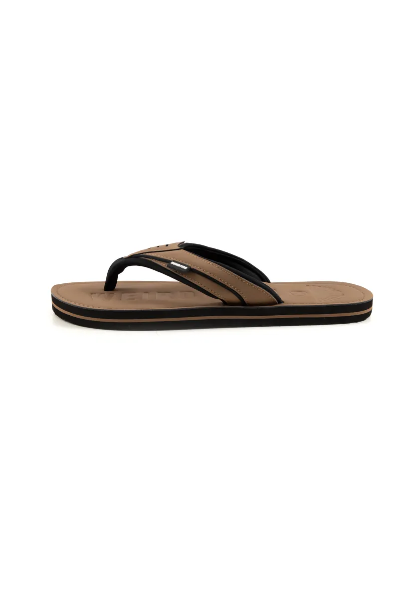 Weirdfish Foster Flip Flop Mens in Tan-1