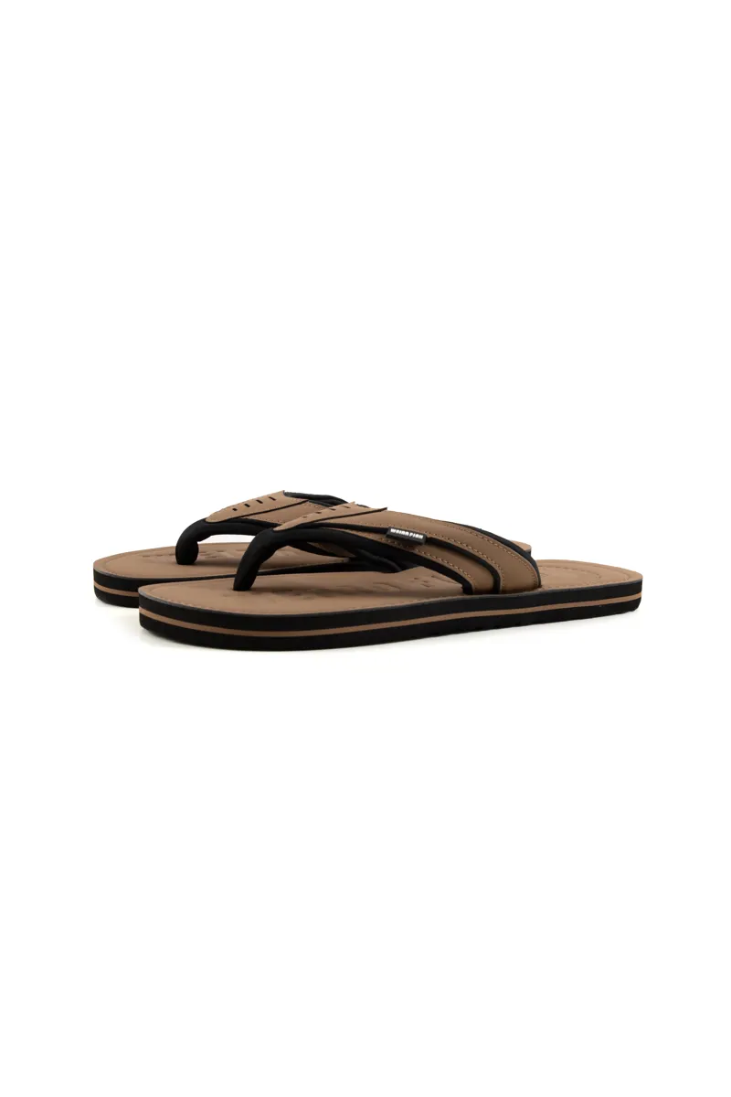 Weirdfish Foster Flip Flop Mens in Tan-2