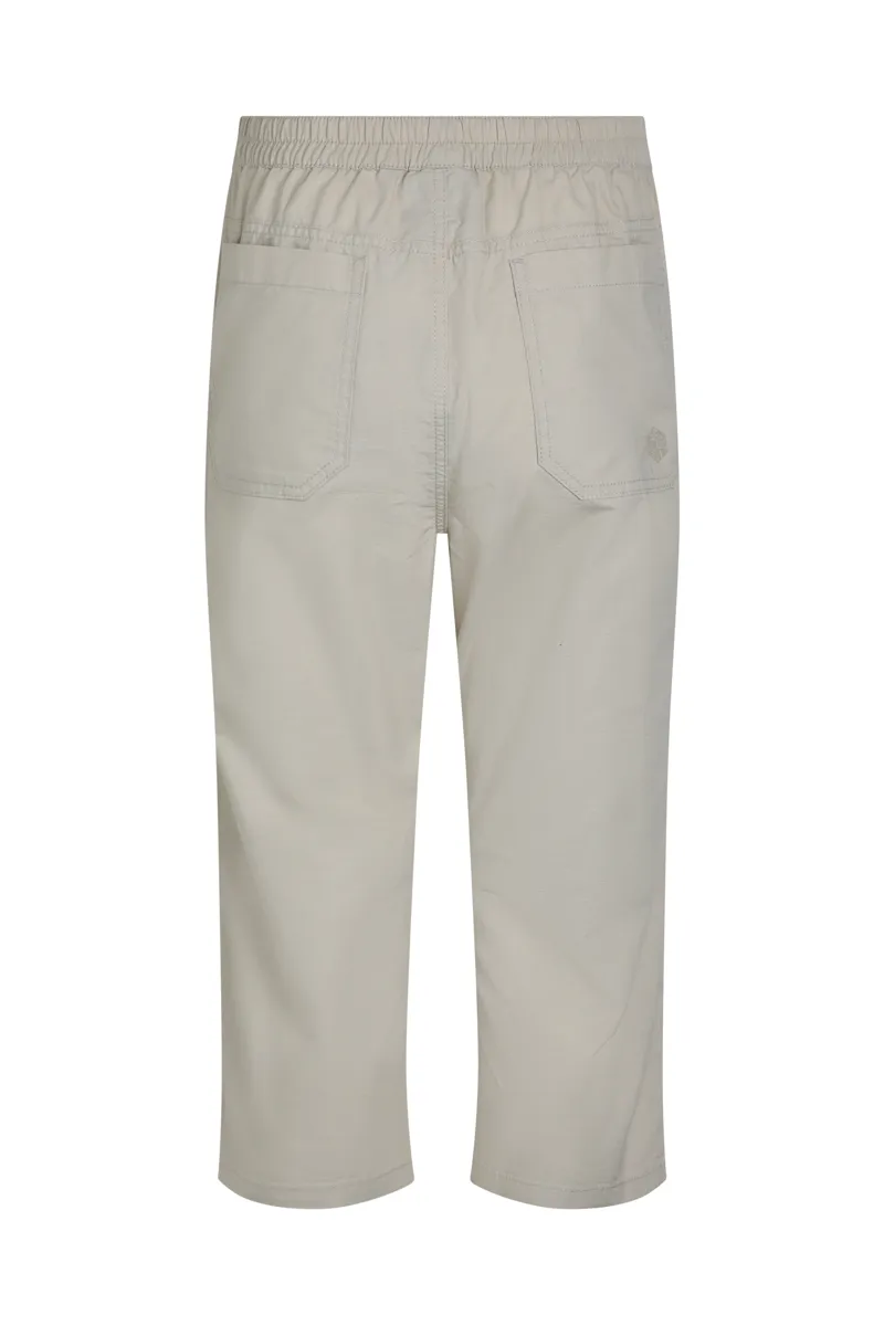 Weirdfish Anyar 3/4 Ripstop Trousers Womens in Oyster-5