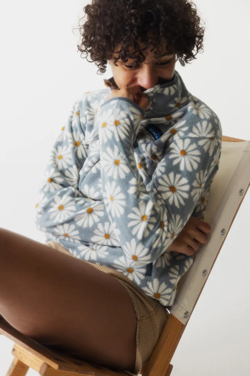 Kavu Cavanaugh Fleece Womens in Sky Daisy-5