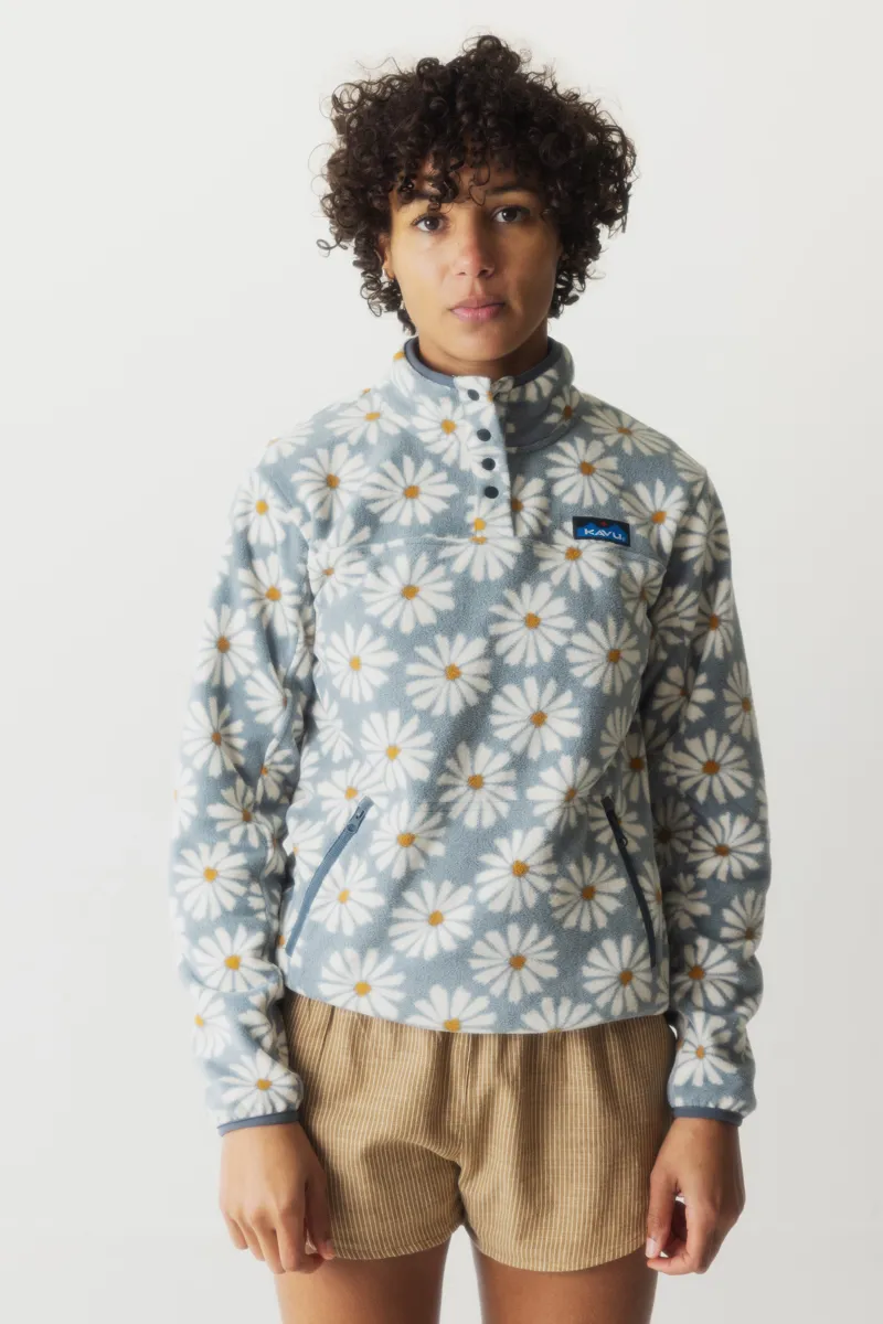 Kavu Cavanaugh Fleece Womens in Sky Daisy