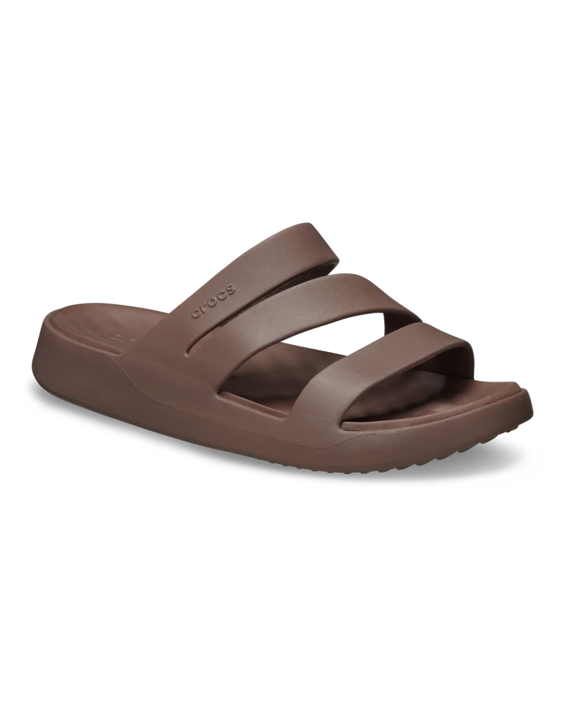 Crocs Getaway Strappy in Truffle-2