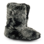 Bedroom Athletics Cole Luxury Faux Fur Boot Womens in Black Wolf
