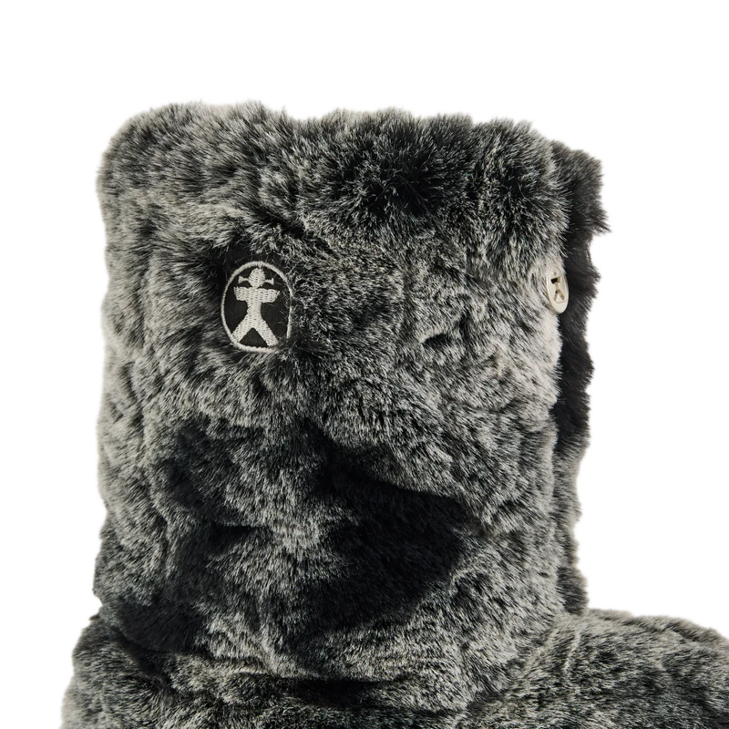 Bedroom Athletics Cole Luxury Faux Fur Boot Womens in Black Wolf-2