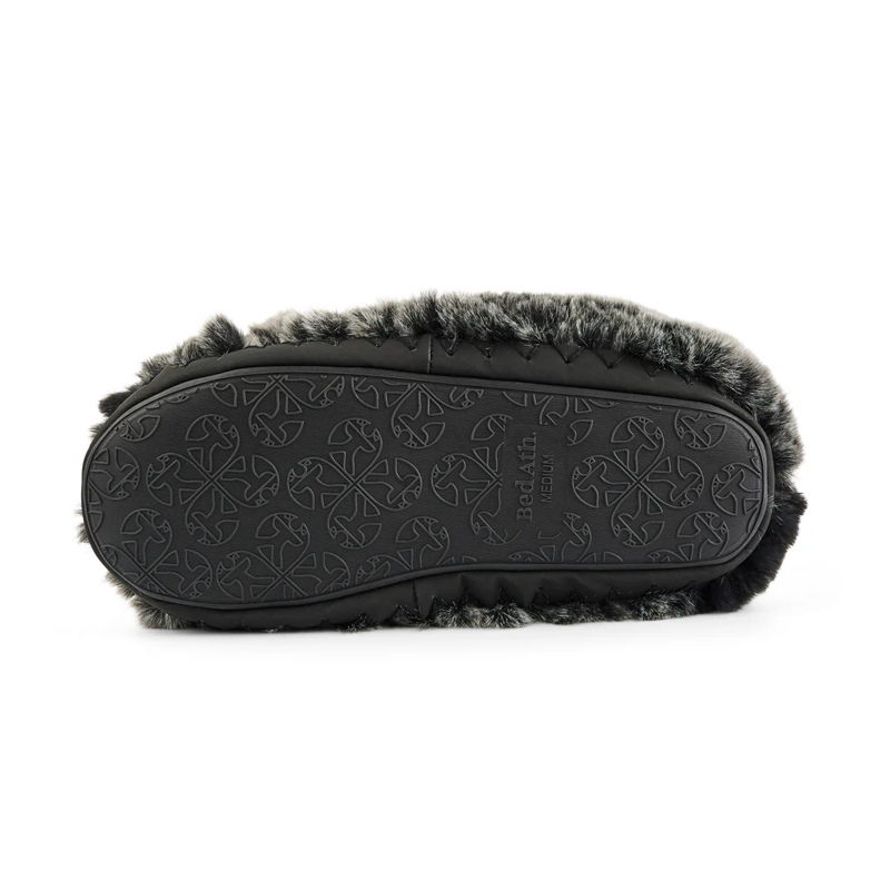 Bedroom Athletics Cole Luxury Faux Fur Boot Womens in Black Wolf-5