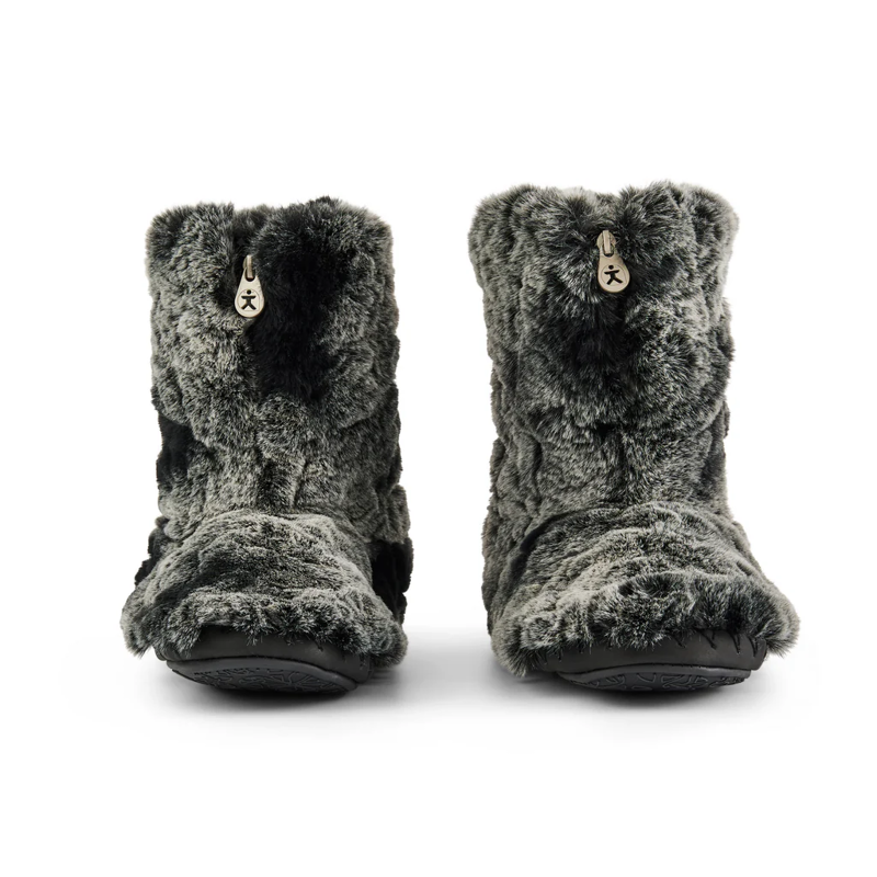 Bedroom Athletics Cole Luxury Faux Fur Boot Womens in Black Wolf-3