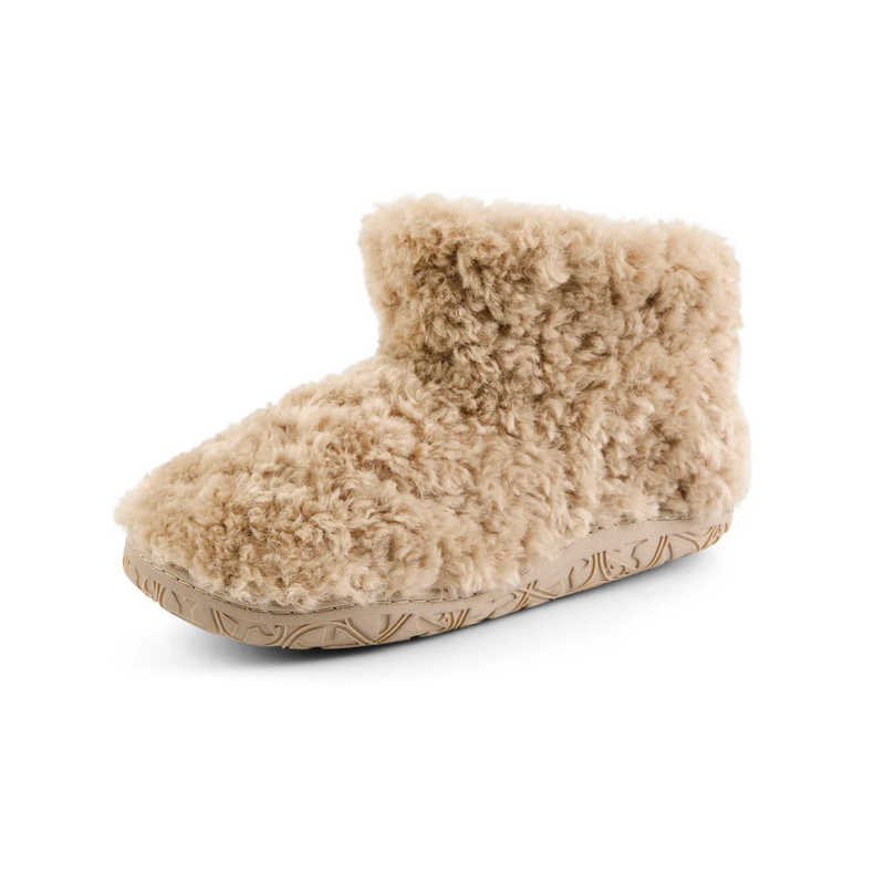 Bedroom Atletics Lauren Luxury Borg Slipper Boot Womens in Biscuit-5