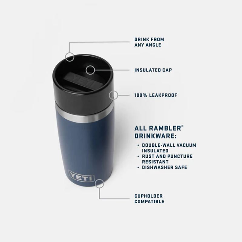 Yeti Rambler 12oz Travel Bottle in Black-4