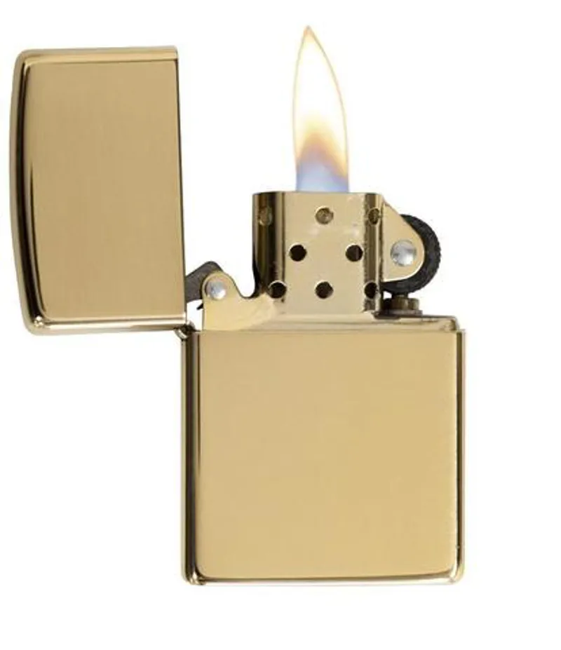 Zippo Brass high polish finish-1