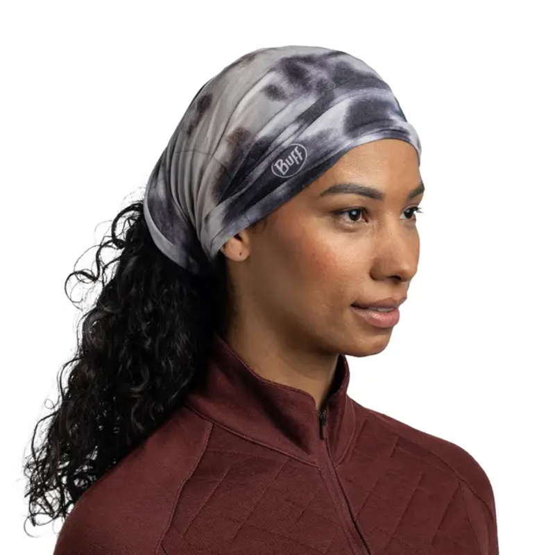 Buff Original Ecostretch Neck Tube in Tily Grey-3