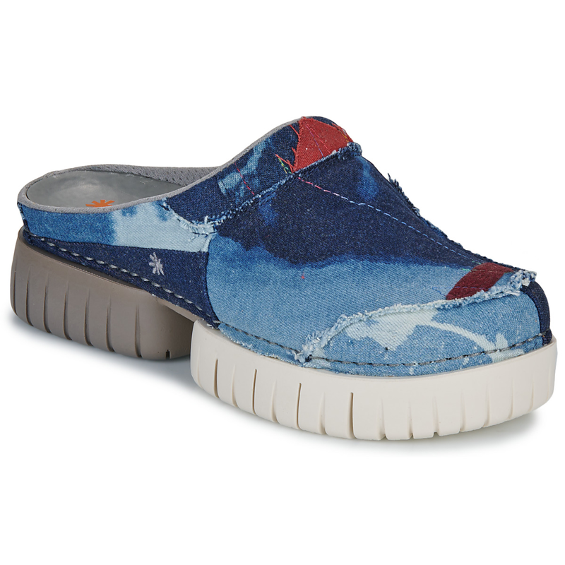 The Art Company 1884E Madeira Clog in Canvas Patchwork 