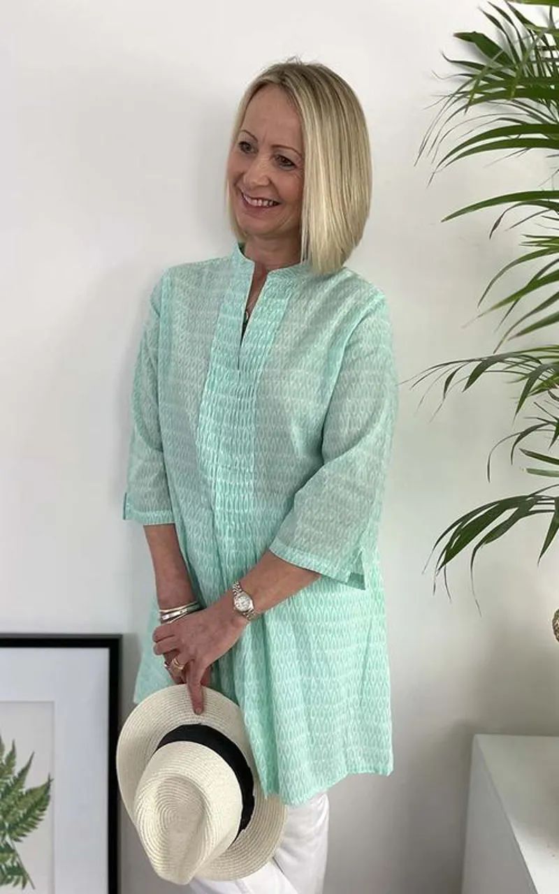 Luella Salcombe Tunic Aqua-1