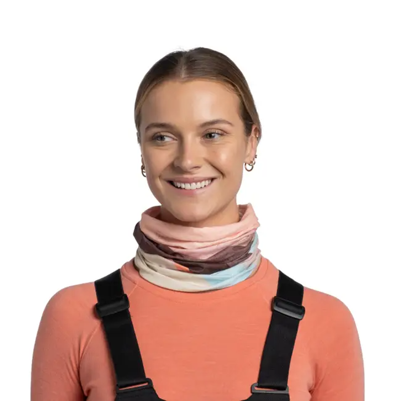 Buff Original Ecostretch Neck Tube in Sunif Multi -1