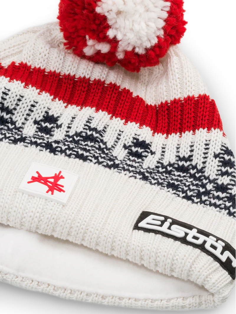 Eisbar Norrak Ski Austria Pompon Hat in white-1