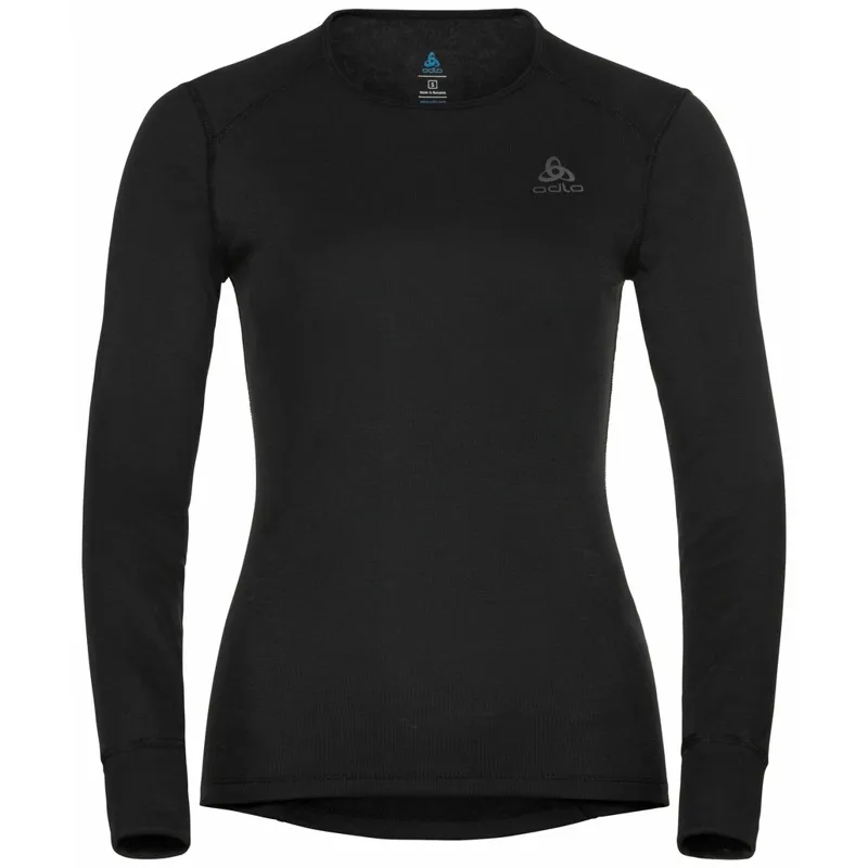 Odlo Active Warm Eco Base Layer Top Womens in Black-1